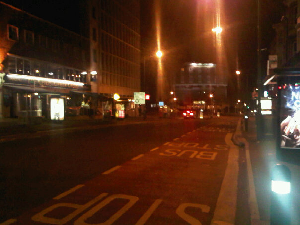 Empy town centre. I remember this was taken at around 8pm! :o